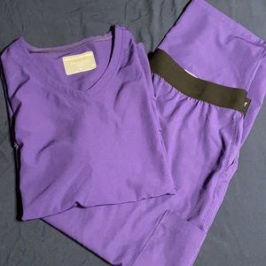 Purple Skechers by Barco scrub set!
